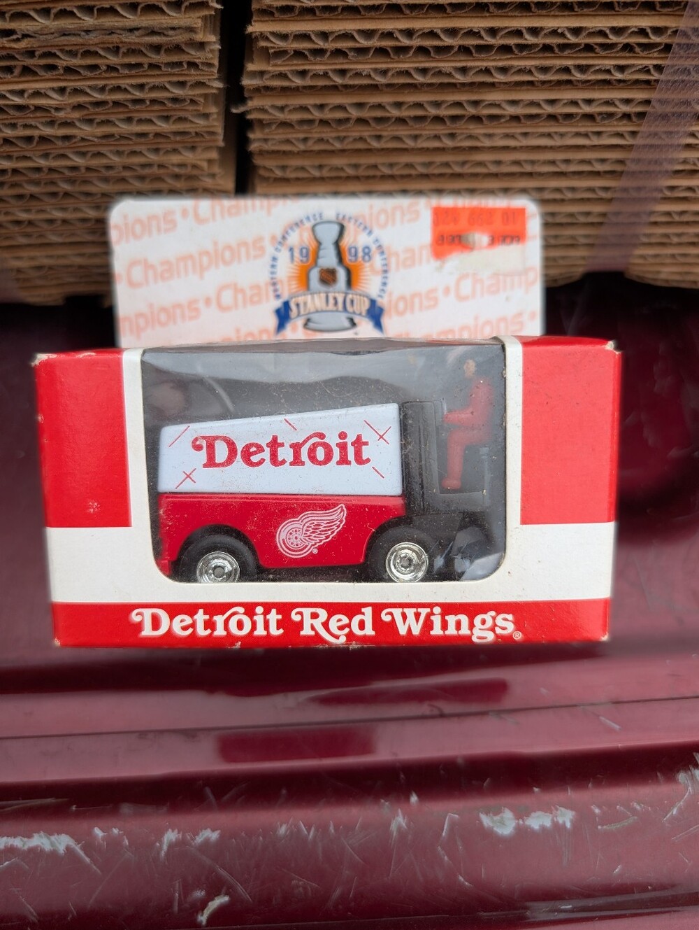 Detroit Red Wings Zamboni 1998 Stanley Cup